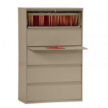 Sandusky 800 Series 5 Drawer Lateral File Tropic Sand Color