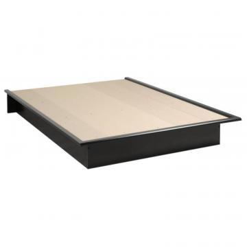 Prepac Black Full Platform Bed