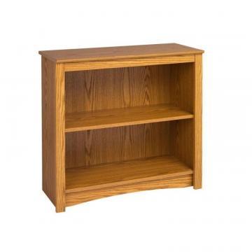 Prepac Oak 2-Shelf Bookcase
