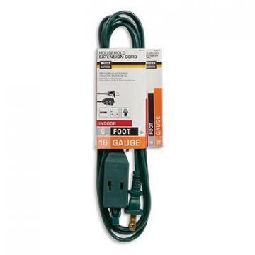 Master Electrician 6-Ft. 16/2 Spt-2 Green Cube Tap Extension Cord
