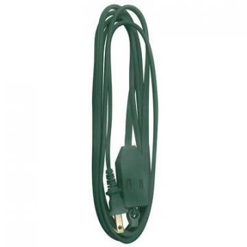 Master Electrician 12-Ft. 16/2 SPT-2 Green Vinyl Cube Tap Extension Cord