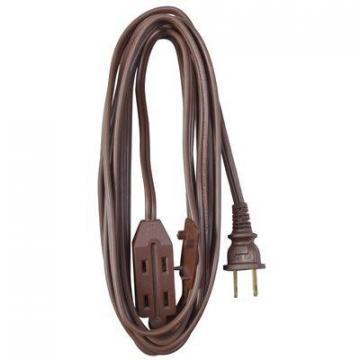 Master Electrician 20-Ft. 16/2 SPT-2 Brown Vinyl Cube Tap Extension Cord