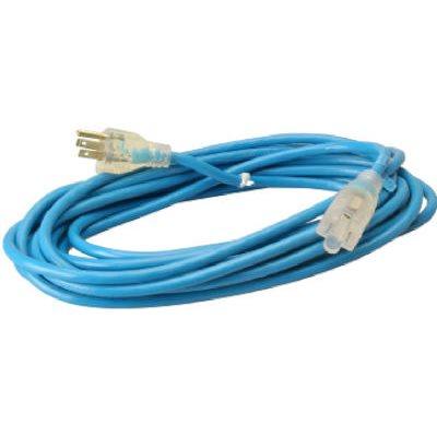 Master Electrician Extension Cord, 16/3 SJTW Blue,  25-Ft.