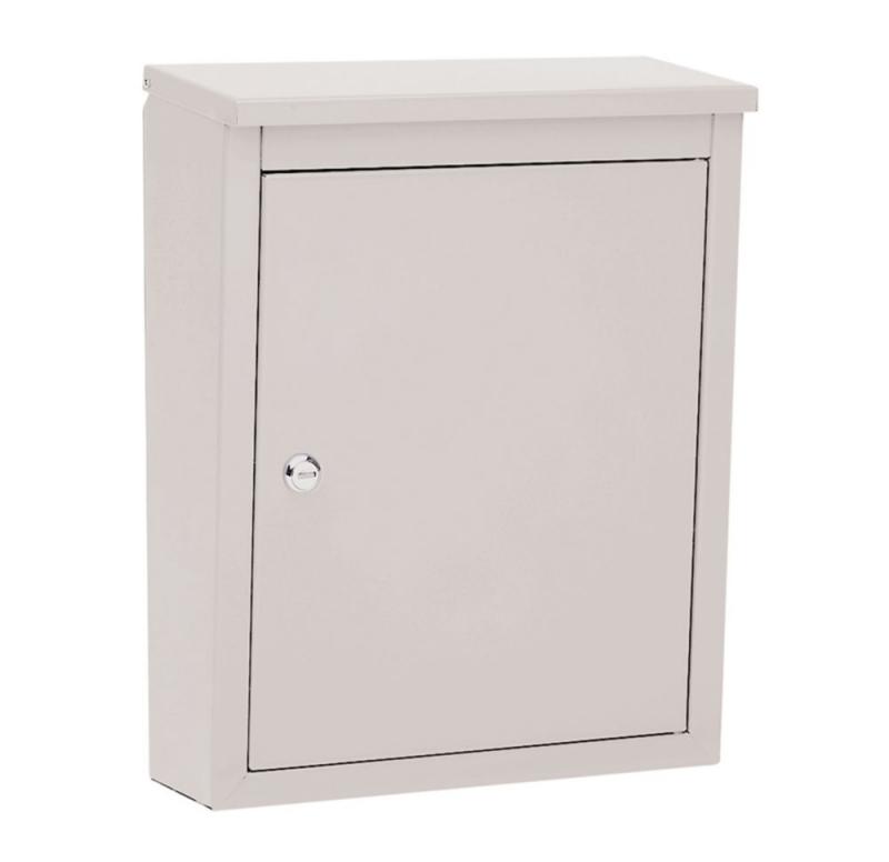 Architectural Mailboxes Soho Locking Wall Mount Mailbox Pearl Gray