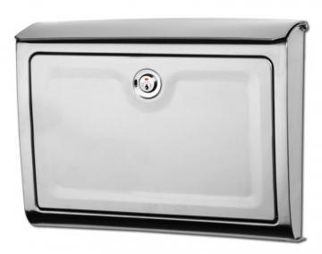 Architectural Mailboxes Avenue Locking Wall Mount Mailbox Stainless Steel