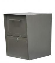 Architectural Mailboxes Oasis Post Mount Locking Drop Box Bronze