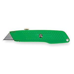 Stanley High Visibility Green Utility Knife,5-7/8", Blades Included: 3