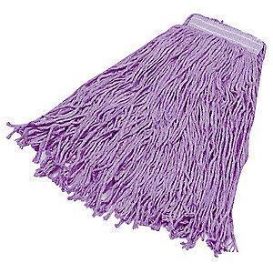 Rubbermaid FGF13100PINK Synthetic Blend Cut End Wet Mop, 6 PK