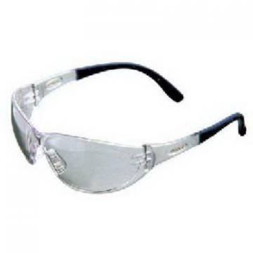 Safety Works Contoured Safety Glasses With Clear Lens