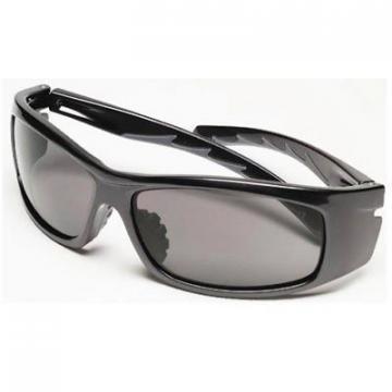 Safety Works Nuevo Wrap Gray-Tint Safety Glasses