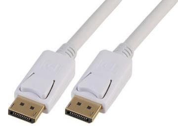 Pro Signal DisplayPort Male to Male Lead, 1m White