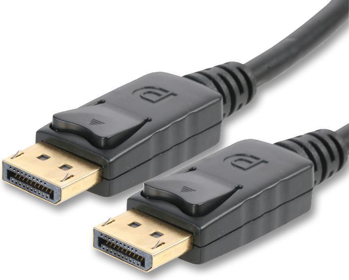 Pro Signal DisplayPort 1.2 Male to Male Lead, 2m Black