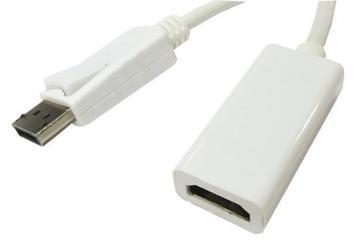 Pro Signal DisplayPort 1.2 to HDMI Adapter 1m White