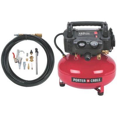 Porter-Cable Pancake Air Compressor, 6-Gallon
