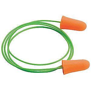 Moldex 30dB Disposable Tapered-Shape Ear Plugs; Corded, Orange