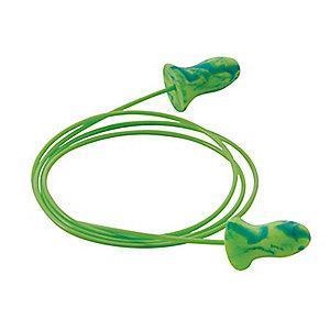 Moldex 28dB Disposable Contoured-Shape Ear Plugs; Corded, Blue, Green, S