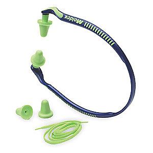 Moldex 25dB Reusable Tapered-Shape Hearing Band; Banded, Green