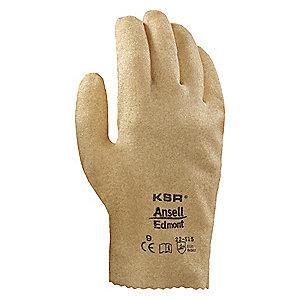 Ansell Rough Coated Gloves, XL, Yellowish Brown