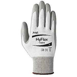 Ansell Polyurethane Cut Resistant Gloves, Gray, 9, PR 1