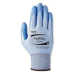 Ansell Polyurethane Cut Resistant Gloves, HPPE Diamond HPPE Lining, Blue