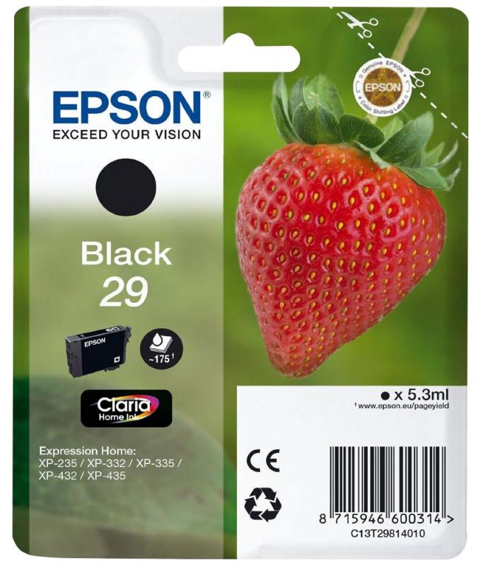Epson Claria Home Ink Cartridge - Black 29
