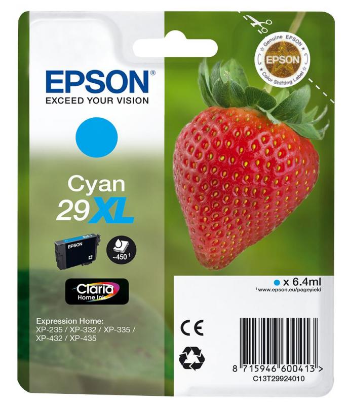 Epson Claria Home Ink Cartridge - Cyan 29XL
