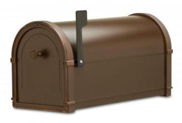 Architectural Oil Rubbed Bronze Bungalow Post Mount Mailbox
