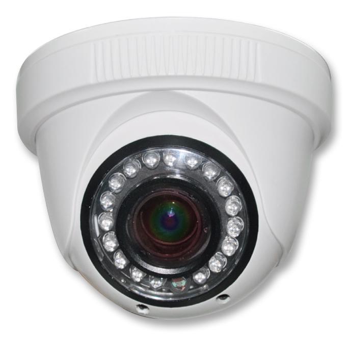 Defender Security IR Varifocal Dome CCTV Camera, 800TVL 20m