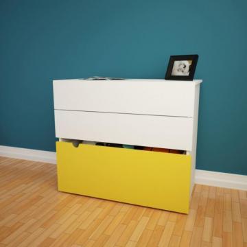 Nexera Taxi 2-Drawer Chest with Mobile Trunk