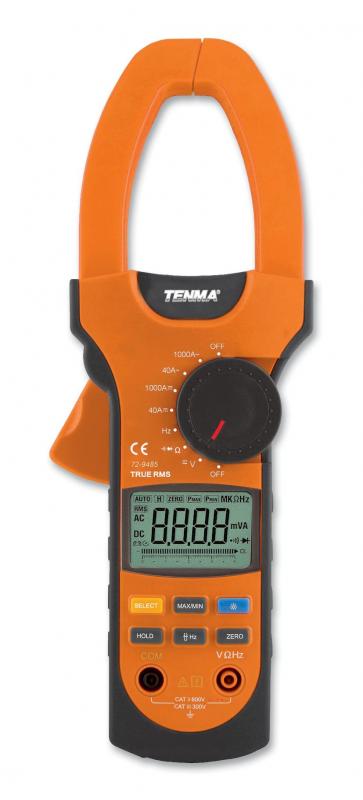 Tenma 1000A True RMS AC/DC Digital Clamp Meter