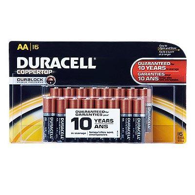 Duracell Alkaline Batteries, "AA", 16-Pk.