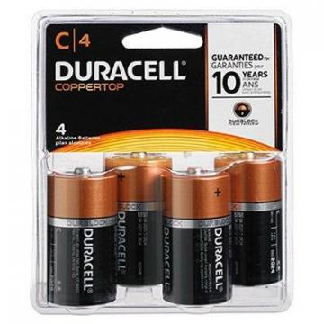 Duracell Alkaline Batteries, "C", 4-Pk.