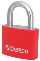 Sterling 40mm Aluminium Padlock Red Double Locking