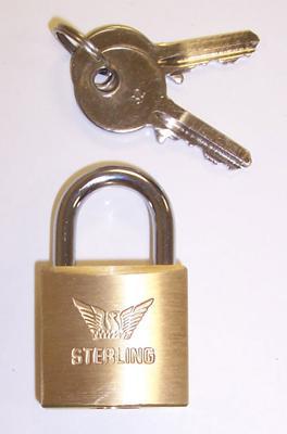 Sterling Brass Padlock 40mm