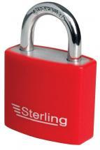 Sterling 30mm Aluminium Padlock Red Double Locking