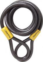 Sterling 12mm x 1.2m Self Coiling Double Loop Security Cable