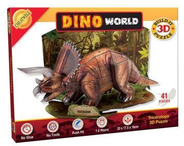 Cheatwell 3D Triceratops Dinosaur Puzzle (36 Pieces)