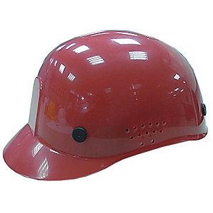 Condor Red Polyethylene Bump Cap, Perforated Sides, Fits Hat Size: 6.5 to 7.5