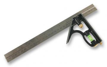 Duratool 12" (300mm) Combination Square with Spirit Level