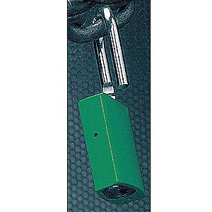 Master Lock Green Lockout Padlock, Alike Key Type, Aluminum Body Material