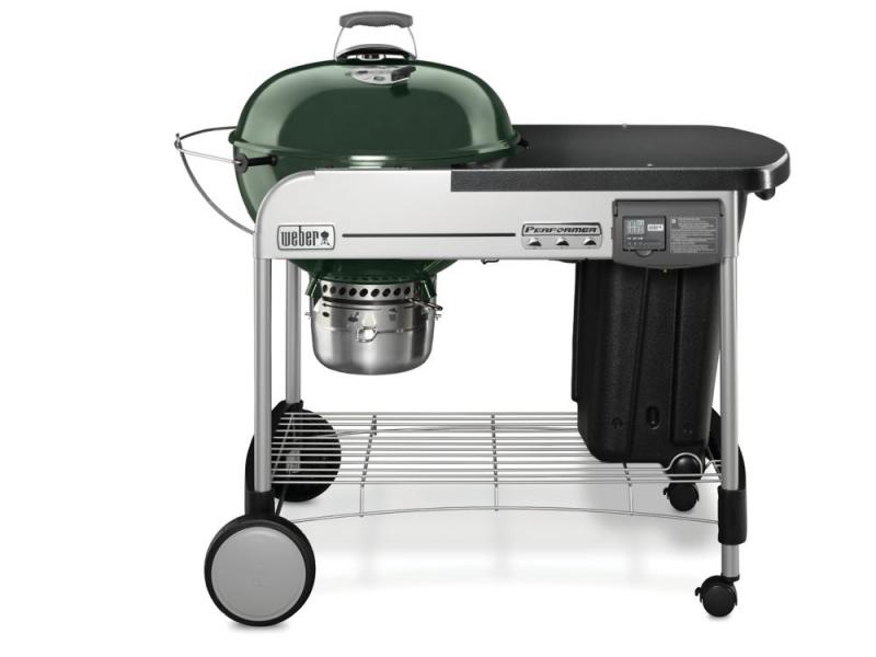Weber 22" Performer Deluxe Charcoal BBQ in Green