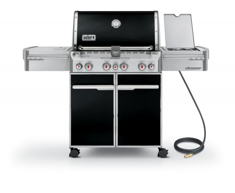 Weber Summit E-470 Natural Gas BBQ in Black