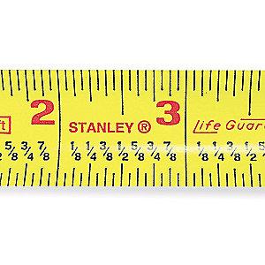 Stanley 25 ft. Steel SAE Tape Measure, Yellow