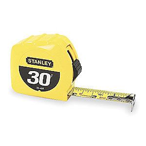 Stanley 30 ft. Steel SAE Tape Measure, Yellow