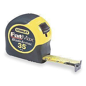 Stanley 35 ft. Steel SAE Tape Measure, Black/Yellow