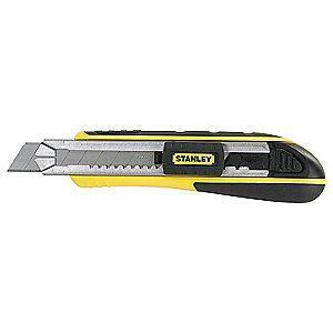 Stanley 18mm Snap-Off Utility Knife,7" Overall Length