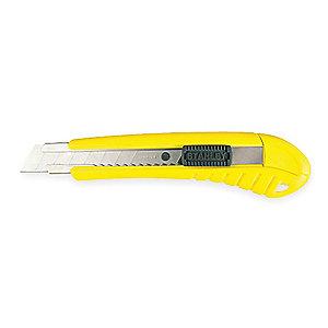 Stanley 18mm Snap-Off Utility Knife,6-3/4" Overall Length