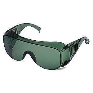 Condor Visitor Scratch-Resistant Safety Glasses, Green Lens Color