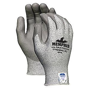 MCR Cut Resistant Gloves, Cut Level A3 Lining, Gray/Salt and Pepper, XL