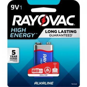 Rayovac Alkaline Battery, 9V